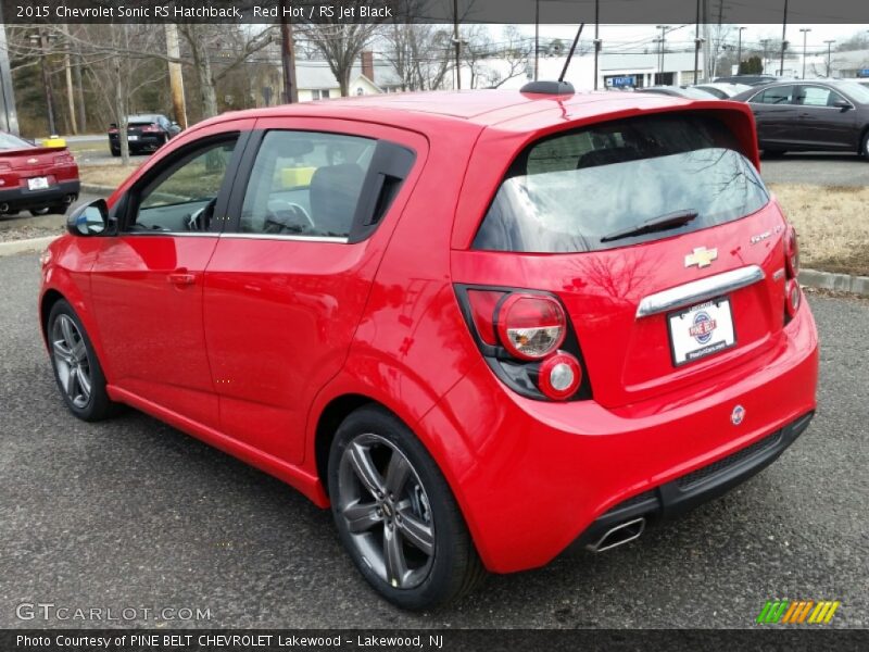 Red Hot / RS Jet Black 2015 Chevrolet Sonic RS Hatchback