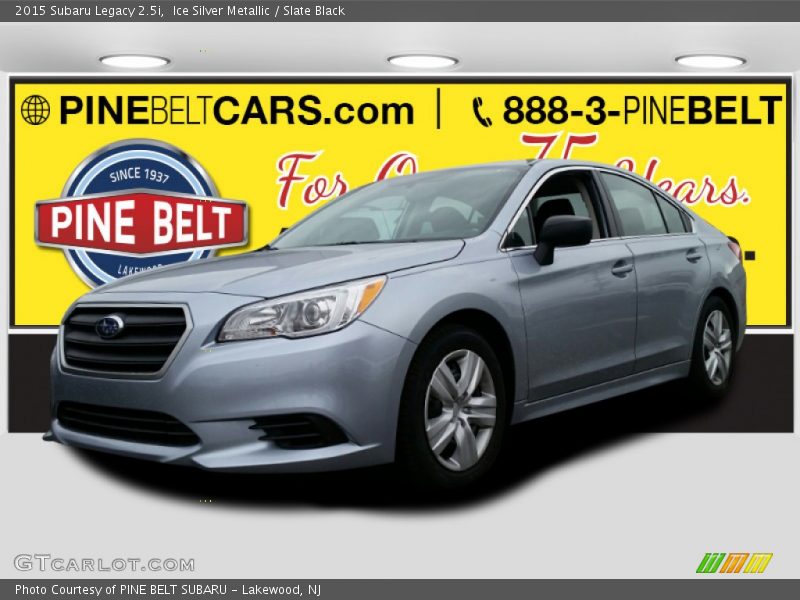 Ice Silver Metallic / Slate Black 2015 Subaru Legacy 2.5i
