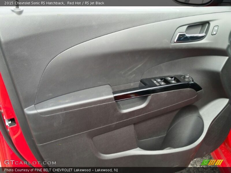 Red Hot / RS Jet Black 2015 Chevrolet Sonic RS Hatchback