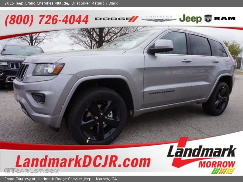 Billet Silver Metallic / Black 2015 Jeep Grand Cherokee Altitude