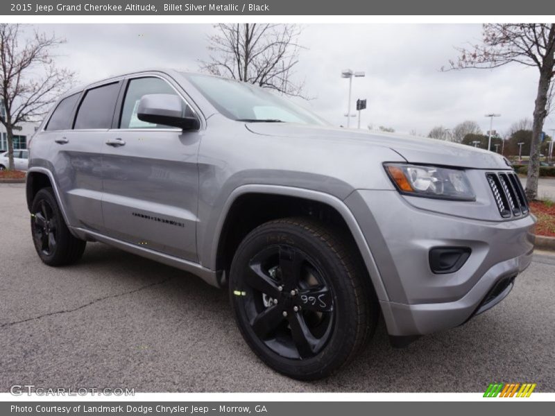 Billet Silver Metallic / Black 2015 Jeep Grand Cherokee Altitude