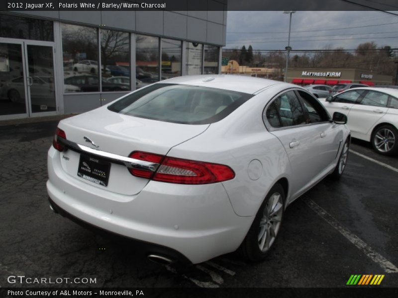 Polaris White / Barley/Warm Charcoal 2012 Jaguar XF