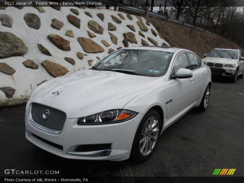 Polaris White / Barley/Warm Charcoal 2012 Jaguar XF
