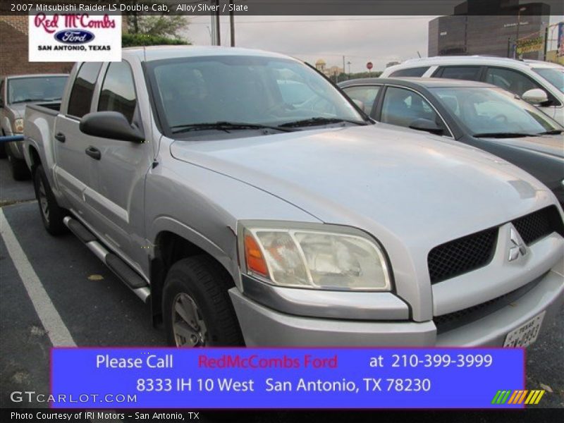 Alloy Silver / Slate 2007 Mitsubishi Raider LS Double Cab
