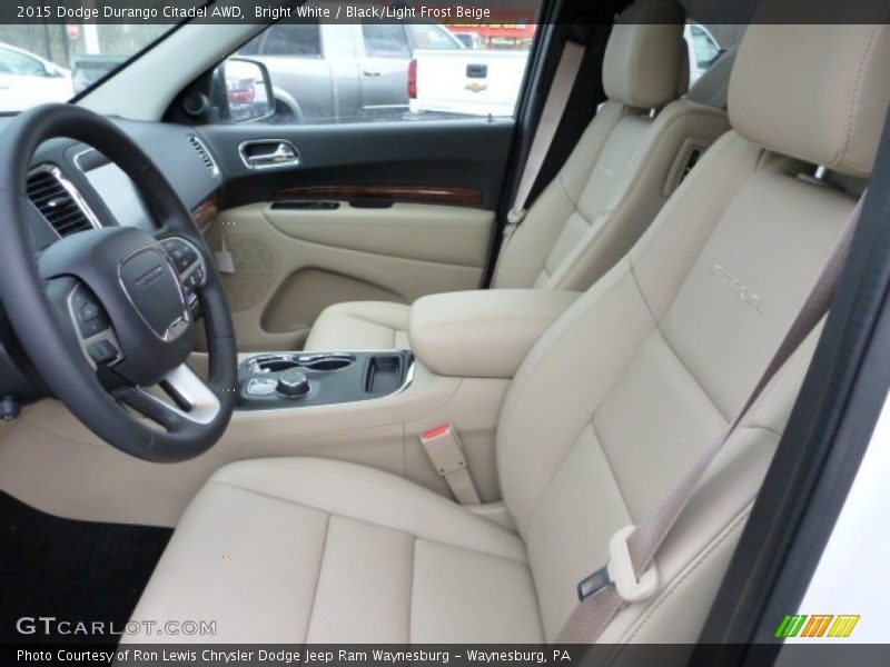 Front Seat of 2015 Durango Citadel AWD