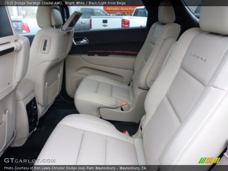 Rear Seat of 2015 Durango Citadel AWD