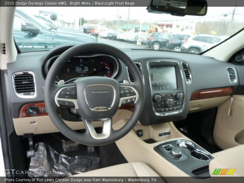 Black/Light Frost Beige Interior - 2015 Durango Citadel AWD 