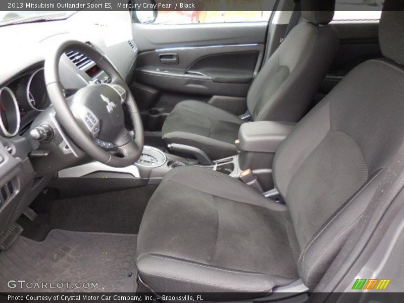 Mercury Gray Pearl / Black 2013 Mitsubishi Outlander Sport ES
