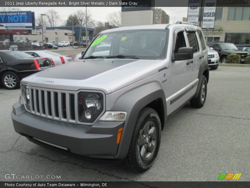 Bright Silver Metallic / Dark Slate Gray 2011 Jeep Liberty Renegade 4x4