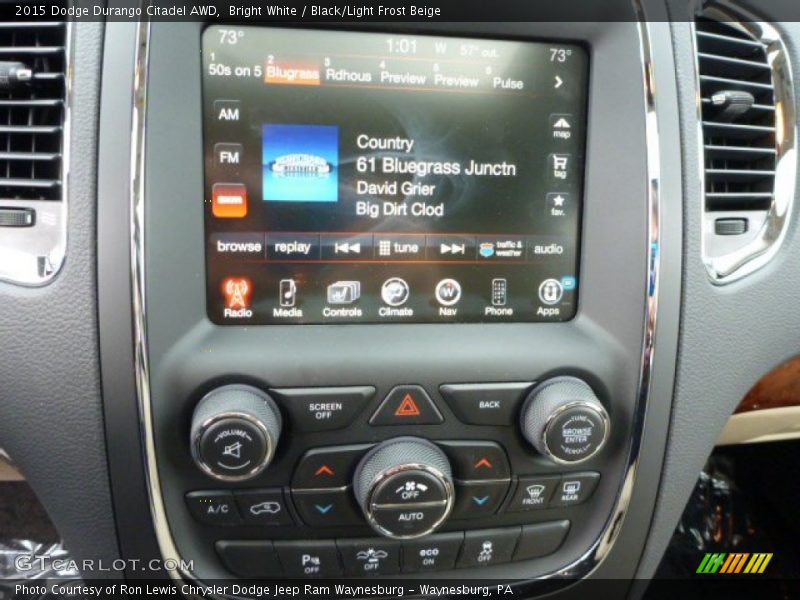 Controls of 2015 Durango Citadel AWD