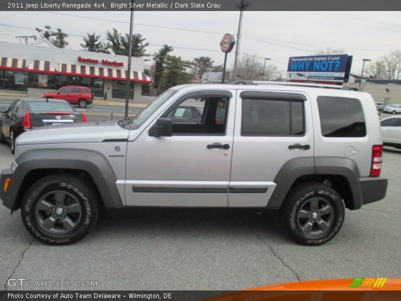 Bright Silver Metallic / Dark Slate Gray 2011 Jeep Liberty Renegade 4x4