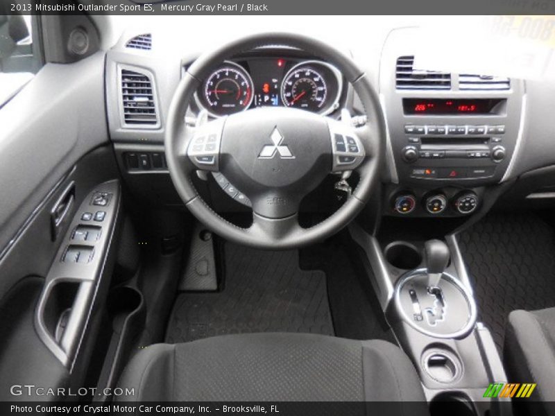 Mercury Gray Pearl / Black 2013 Mitsubishi Outlander Sport ES