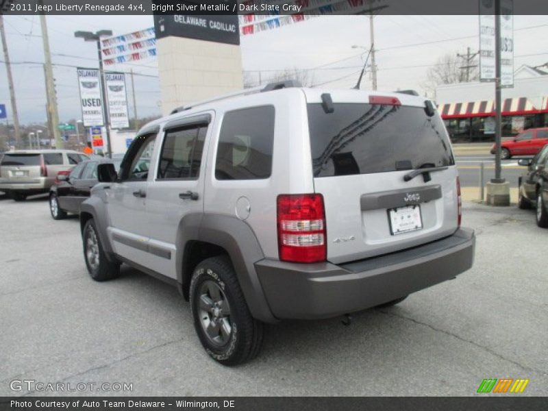 Bright Silver Metallic / Dark Slate Gray 2011 Jeep Liberty Renegade 4x4