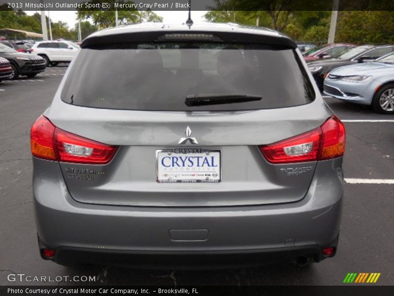 Mercury Gray Pearl / Black 2013 Mitsubishi Outlander Sport ES