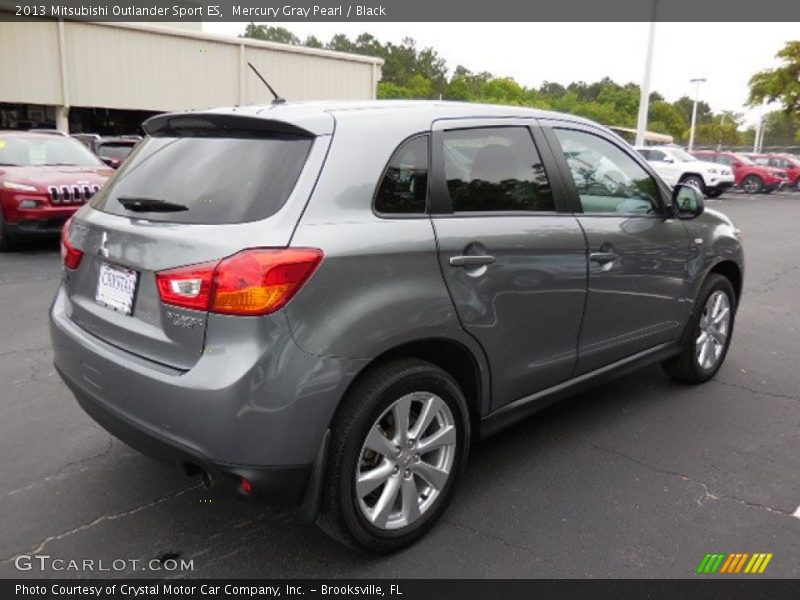 Mercury Gray Pearl / Black 2013 Mitsubishi Outlander Sport ES