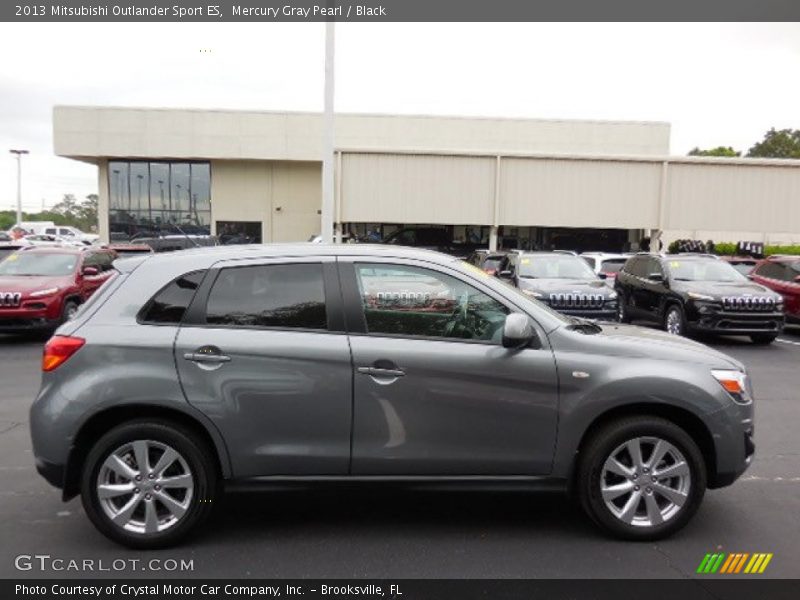 Mercury Gray Pearl / Black 2013 Mitsubishi Outlander Sport ES