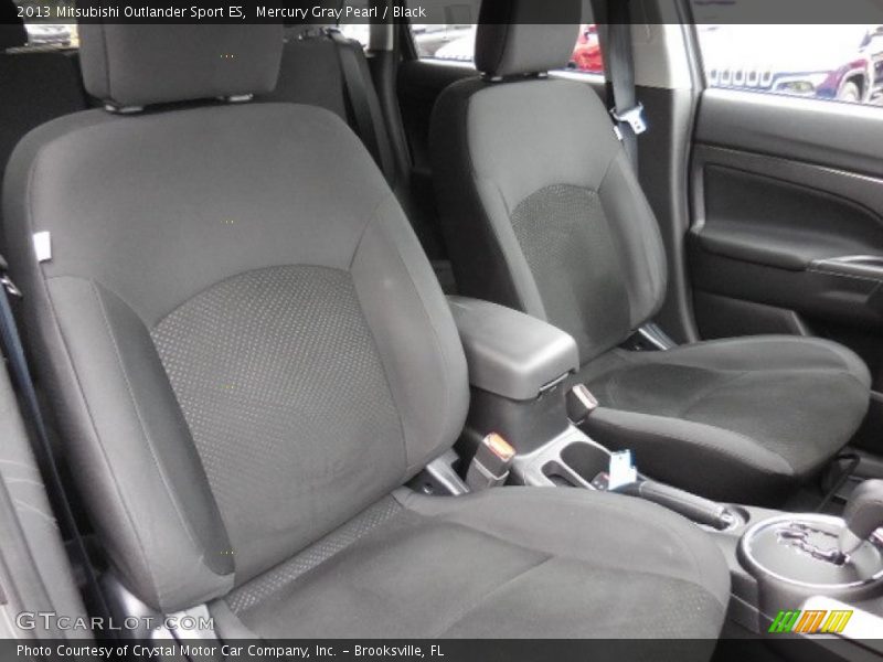 Mercury Gray Pearl / Black 2013 Mitsubishi Outlander Sport ES