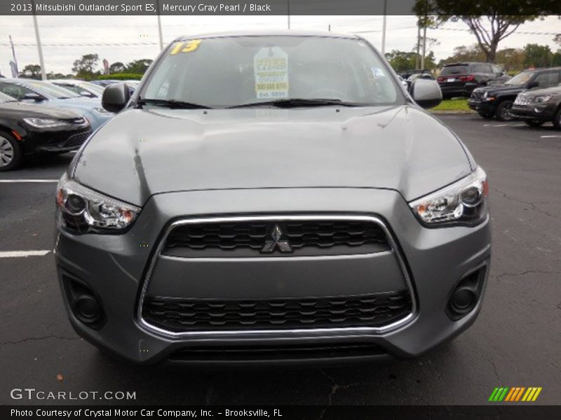 Mercury Gray Pearl / Black 2013 Mitsubishi Outlander Sport ES