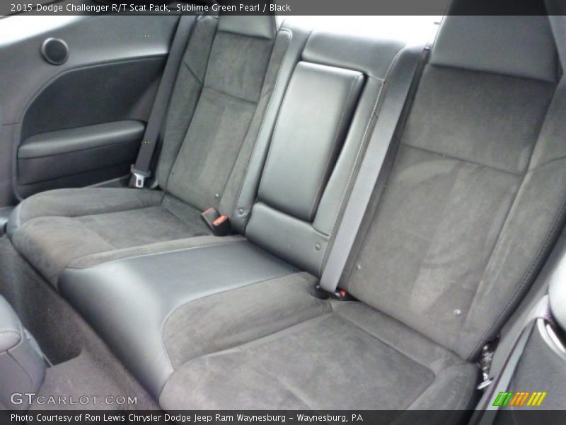 Rear Seat of 2015 Challenger R/T Scat Pack