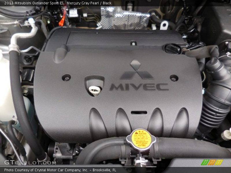 Mercury Gray Pearl / Black 2013 Mitsubishi Outlander Sport ES