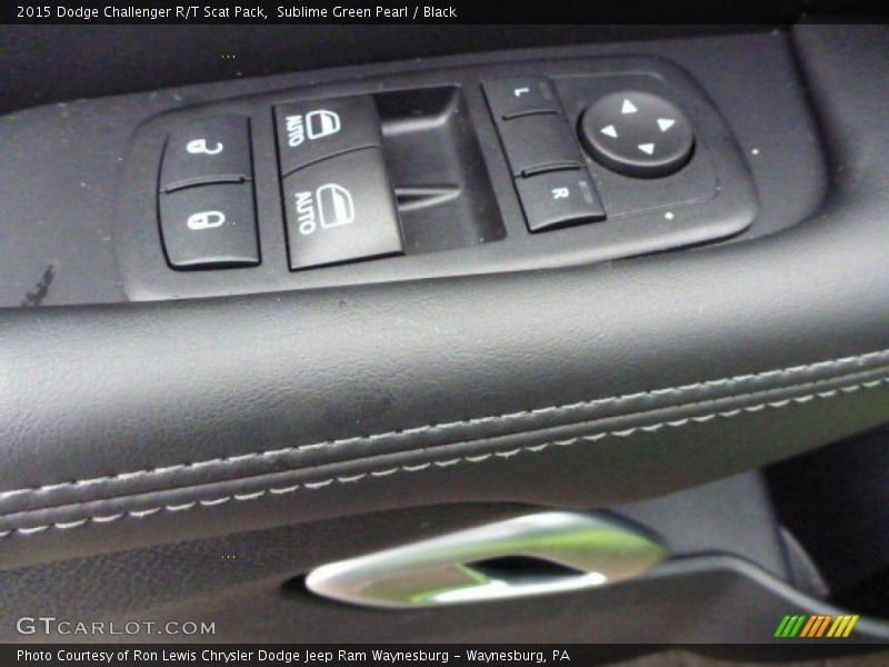 Sublime Green Pearl / Black 2015 Dodge Challenger R/T Scat Pack