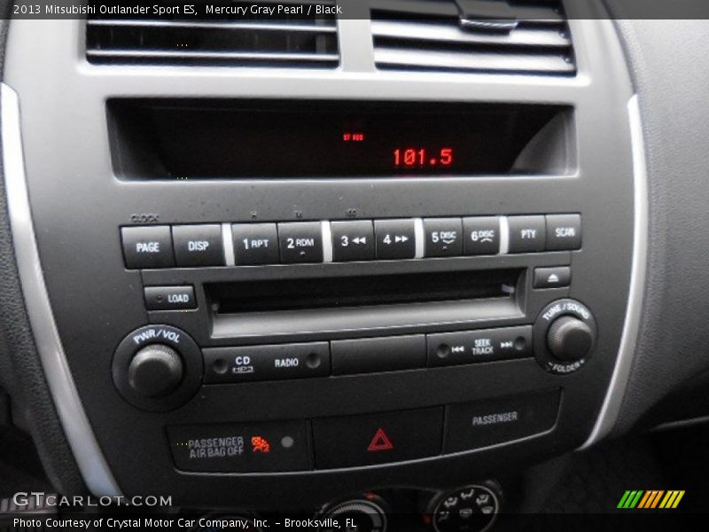 Mercury Gray Pearl / Black 2013 Mitsubishi Outlander Sport ES