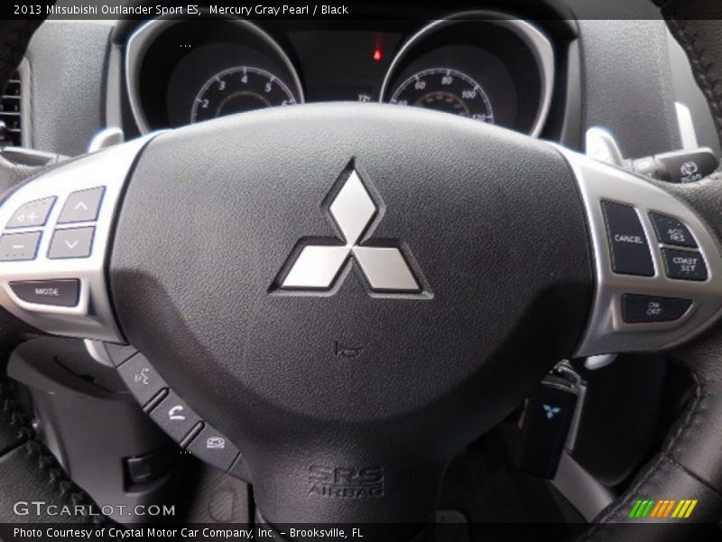 Mercury Gray Pearl / Black 2013 Mitsubishi Outlander Sport ES