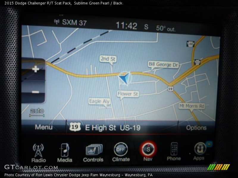 Sublime Green Pearl / Black 2015 Dodge Challenger R/T Scat Pack