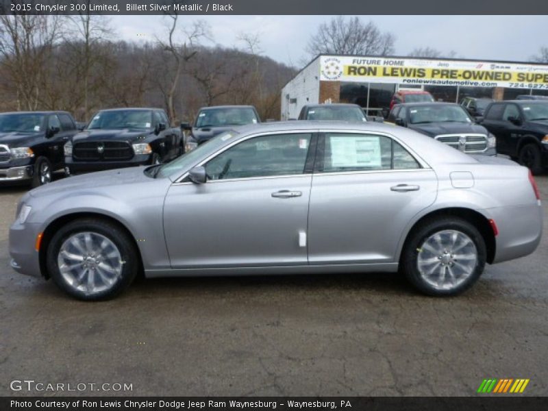 Billett Silver Metallic / Black 2015 Chrysler 300 Limited