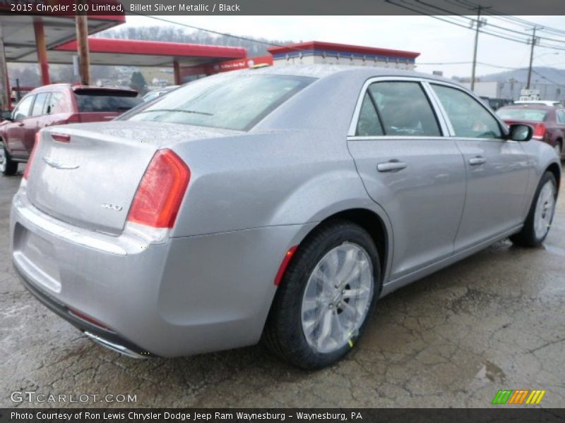 Billett Silver Metallic / Black 2015 Chrysler 300 Limited
