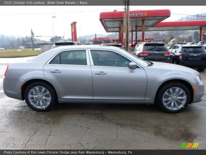 Billett Silver Metallic / Black 2015 Chrysler 300 Limited