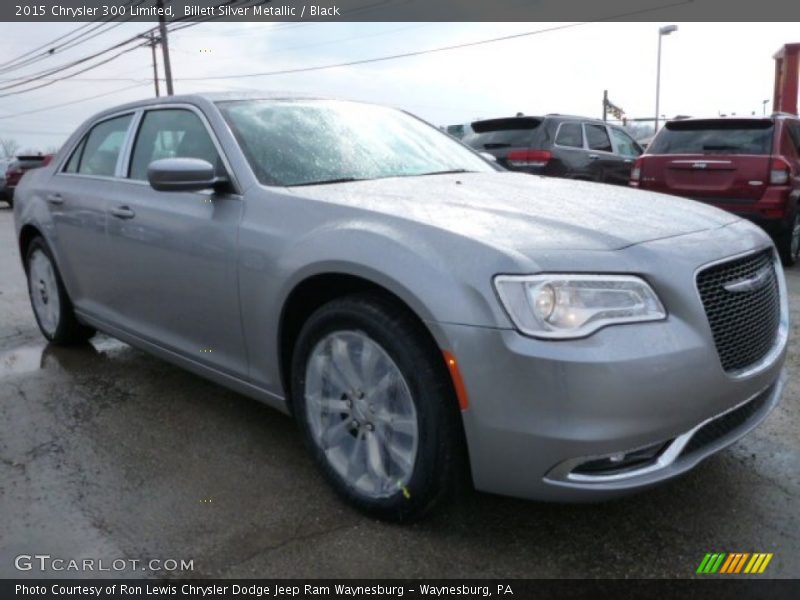 Billett Silver Metallic / Black 2015 Chrysler 300 Limited