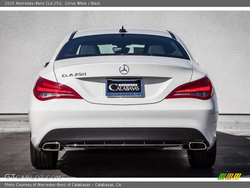 Cirrus White / Black 2015 Mercedes-Benz CLA 250