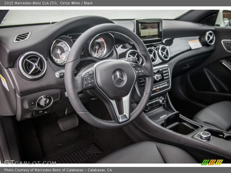 Cirrus White / Black 2015 Mercedes-Benz CLA 250