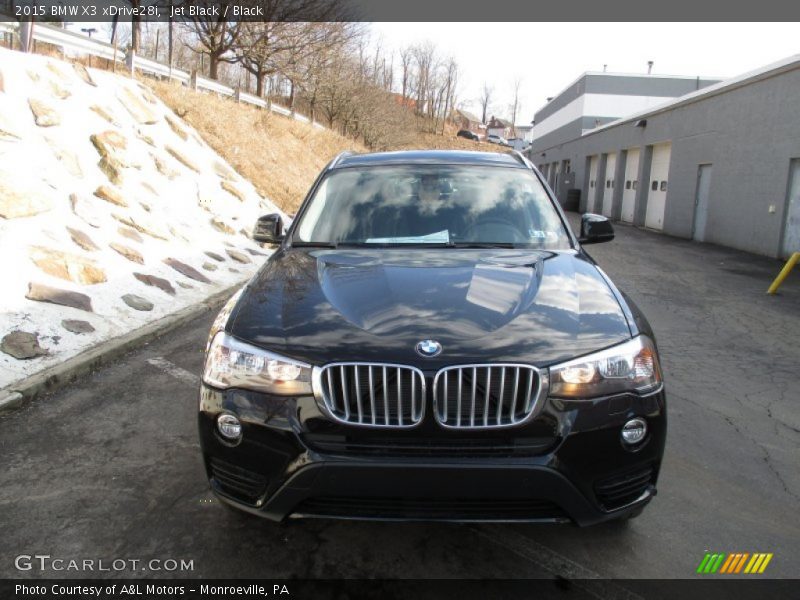 Jet Black / Black 2015 BMW X3 xDrive28i