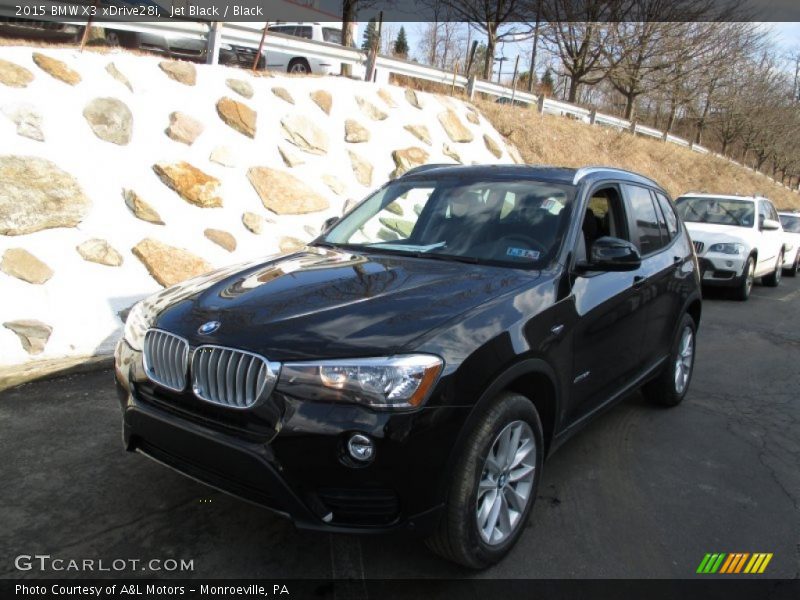 Jet Black / Black 2015 BMW X3 xDrive28i