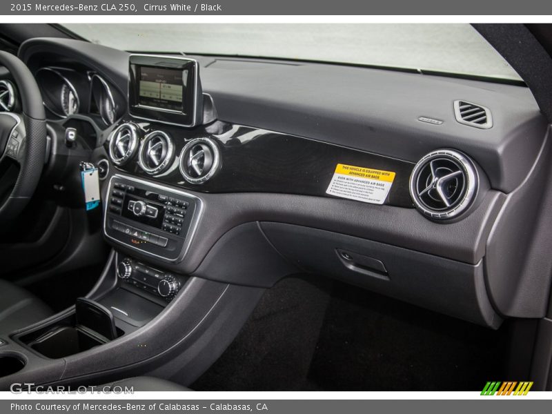 Cirrus White / Black 2015 Mercedes-Benz CLA 250