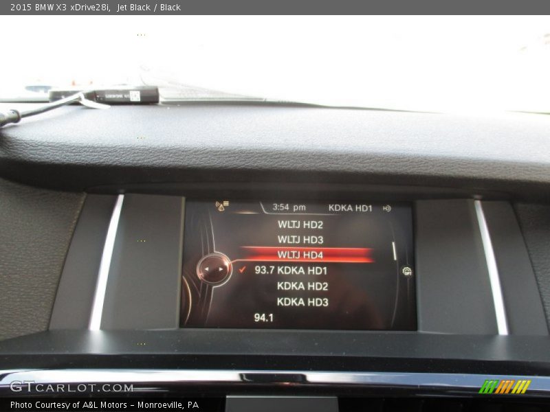 Jet Black / Black 2015 BMW X3 xDrive28i