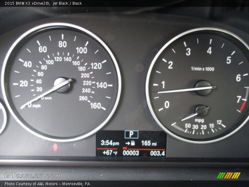 Jet Black / Black 2015 BMW X3 xDrive28i