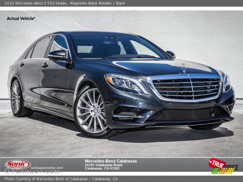 Magnetite Black Metallic / Black 2015 Mercedes-Benz S 550 Sedan