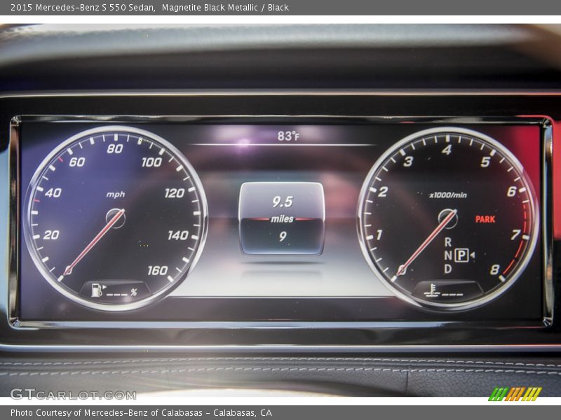 Magnetite Black Metallic / Black 2015 Mercedes-Benz S 550 Sedan