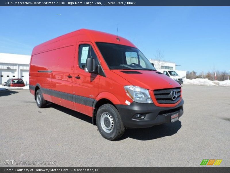 Front 3/4 View of 2015 Sprinter 2500 High Roof Cargo Van