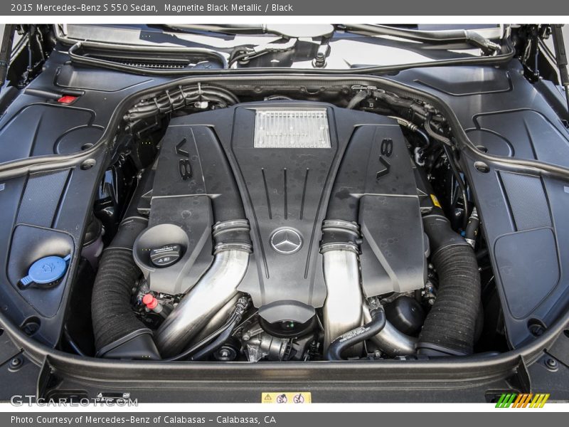  2015 S 550 Sedan Engine - 4.6 Liter biturbo DI DOHC 32-Valve VVT V8