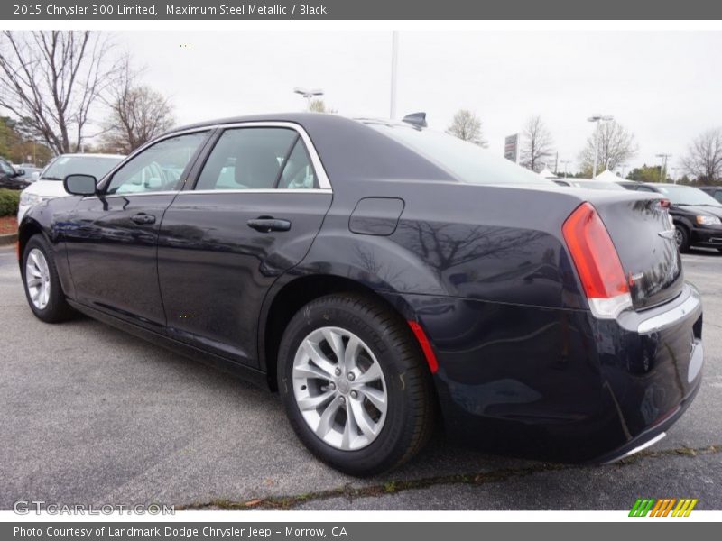 Maximum Steel Metallic / Black 2015 Chrysler 300 Limited