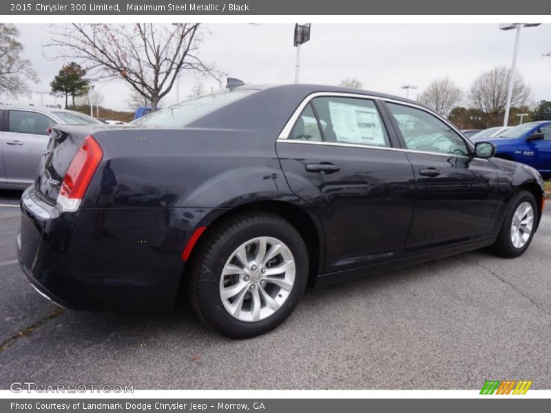 Maximum Steel Metallic / Black 2015 Chrysler 300 Limited