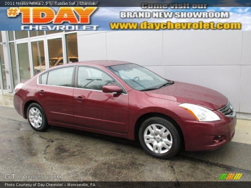 Tuscan Sun / Charcoal 2011 Nissan Altima 2.5 S