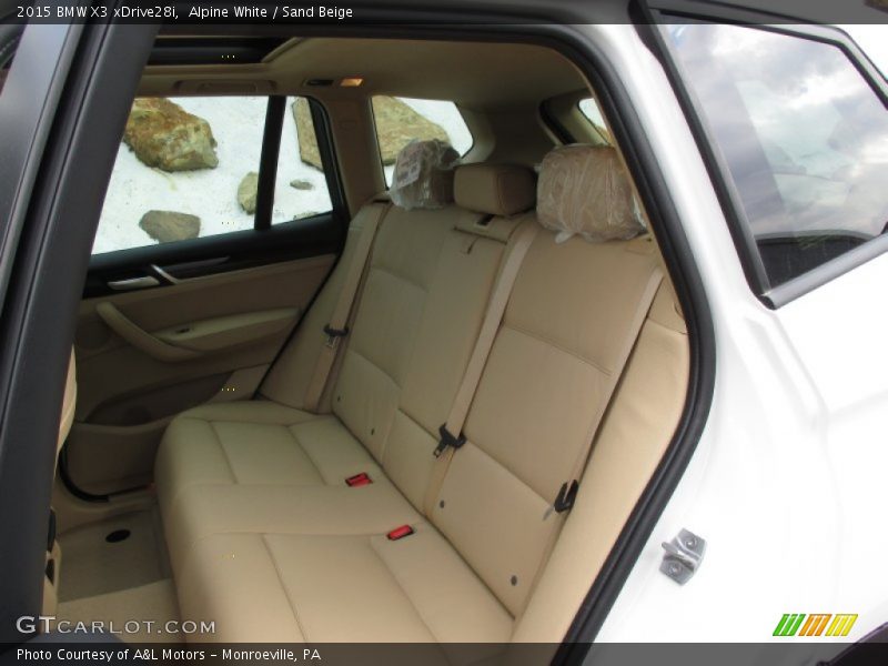 Alpine White / Sand Beige 2015 BMW X3 xDrive28i