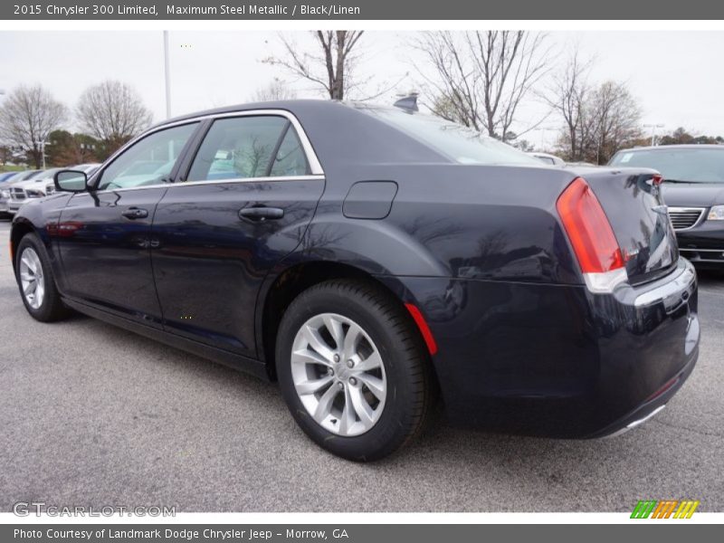 Maximum Steel Metallic / Black/Linen 2015 Chrysler 300 Limited