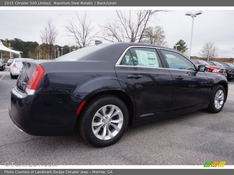 Maximum Steel Metallic / Black/Linen 2015 Chrysler 300 Limited