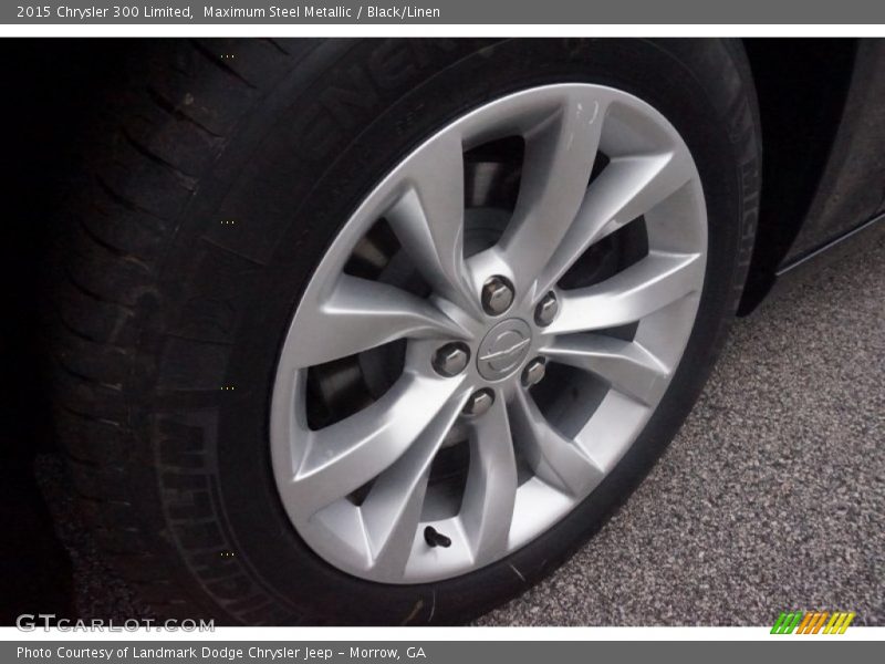 Maximum Steel Metallic / Black/Linen 2015 Chrysler 300 Limited